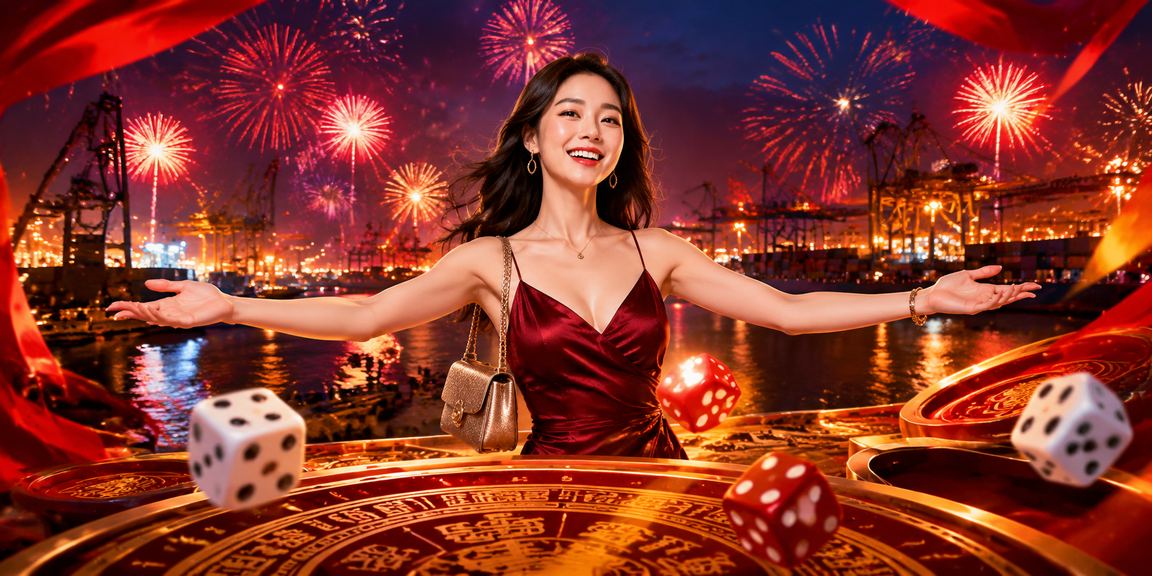 Không khí lễ hội Hải Phòng với xúc xắc gợi chủ đề giải thưởng